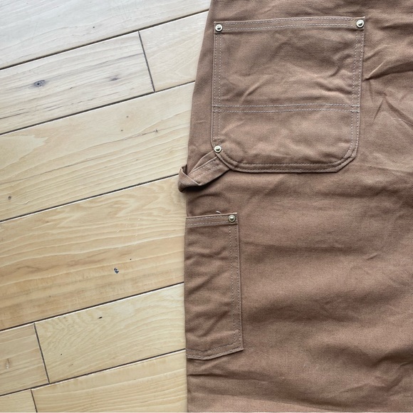 NWOT Carhartt Carpenter Pants B01 BRN Loose Original Fit Duck Double Knee 42x30 - Picture 7 of 12